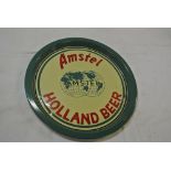 COLLECTABLES - A vintage pub tray, advertising Ams