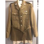 SOLDIER'S NO 2 DRESS UNIFORM including jacket, trousers, shirt, Royal Signals buttons etc,