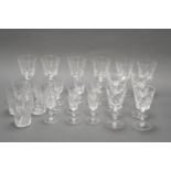 TWENTY SIX PEICES OF EDINBURGH CRYSTAL GLASSWARE