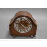 ENFIELD 8 DAY MANTEL CLOCK. Single Chime.