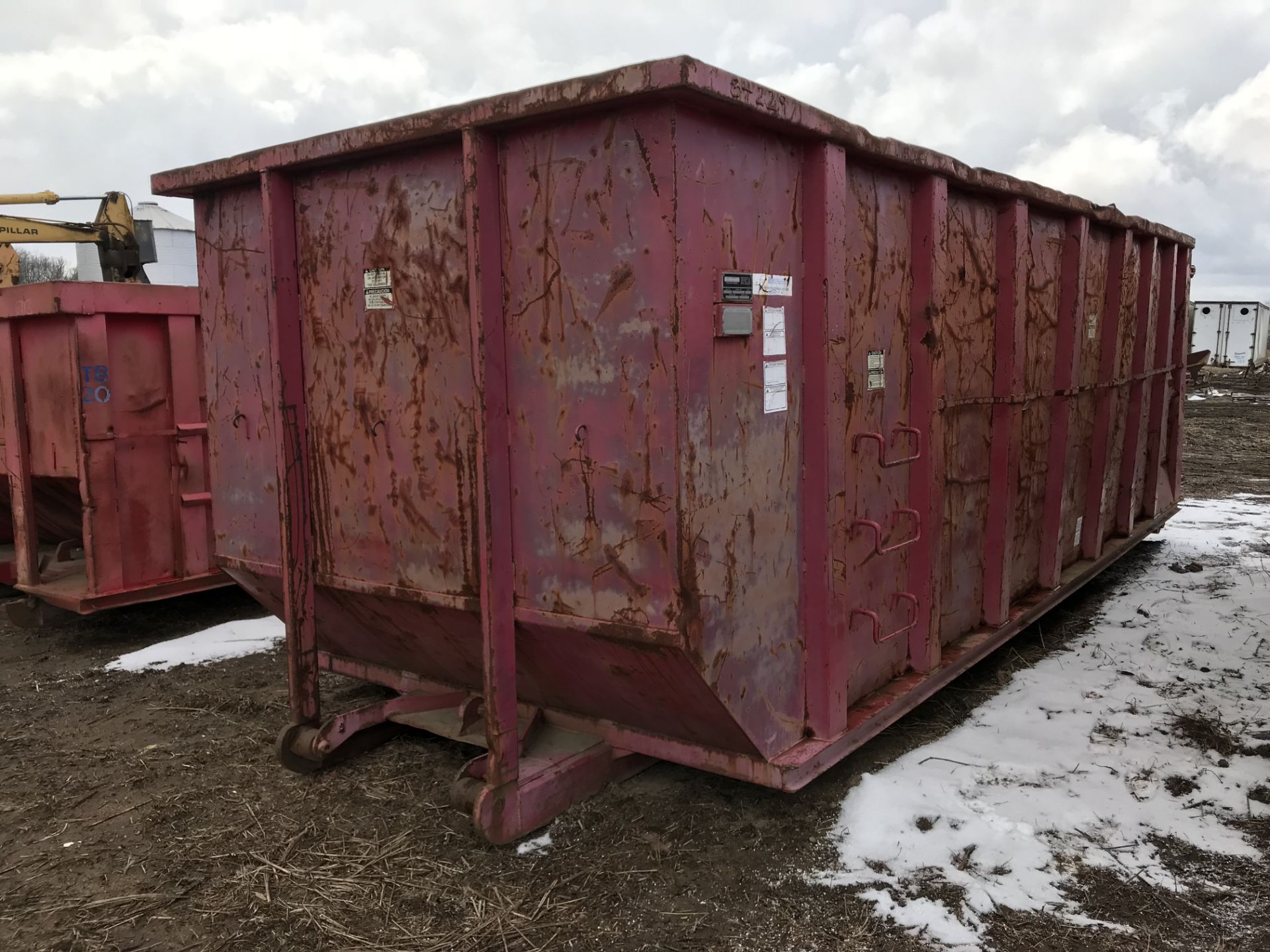 39 YARD ROLL OFF BOX, USED FOR SCRAP METAL - Image 3 of 3