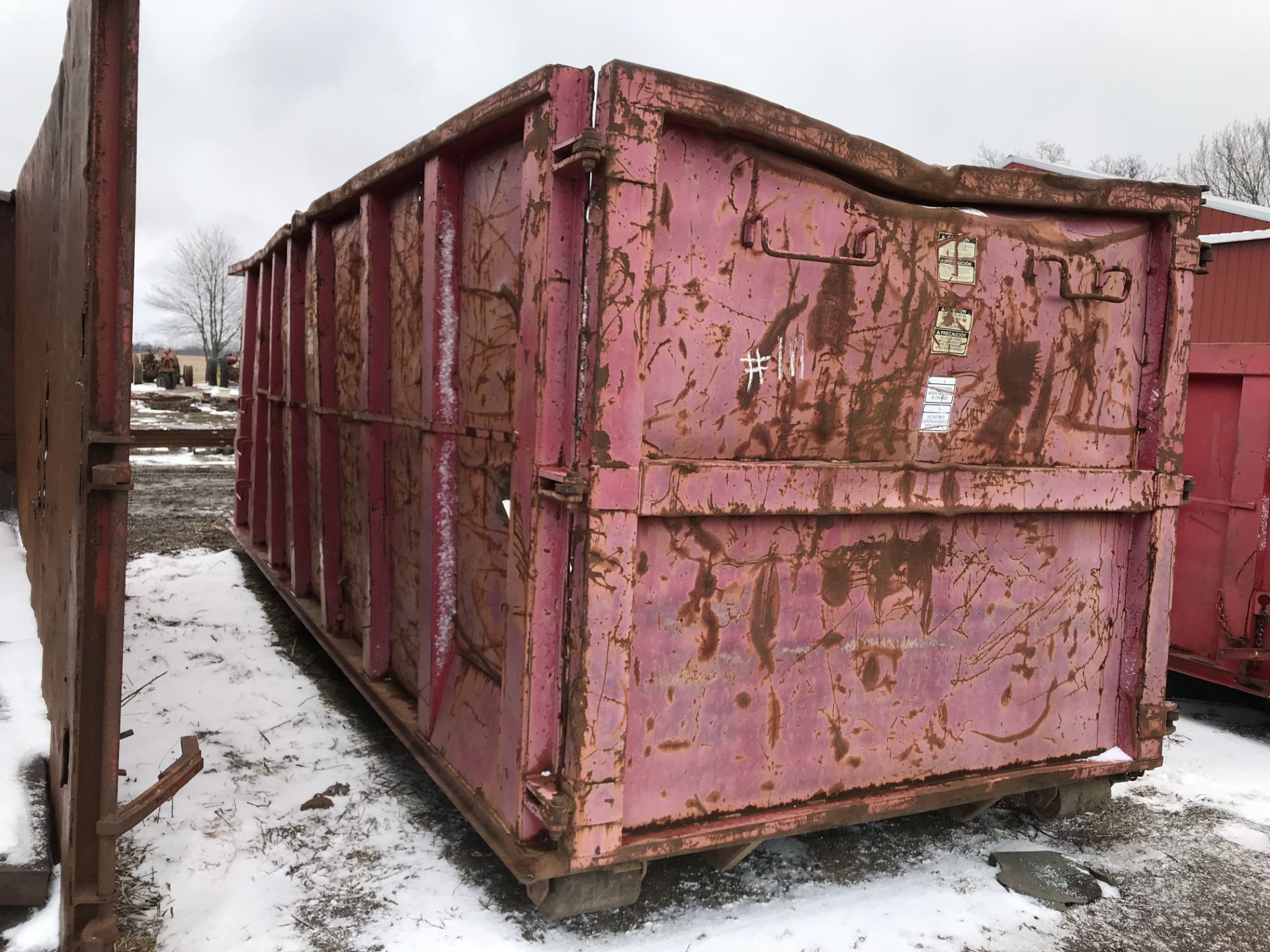 39 YARD ROLL OFF BOX, USED FOR SCRAP METAL - Image 2 of 3