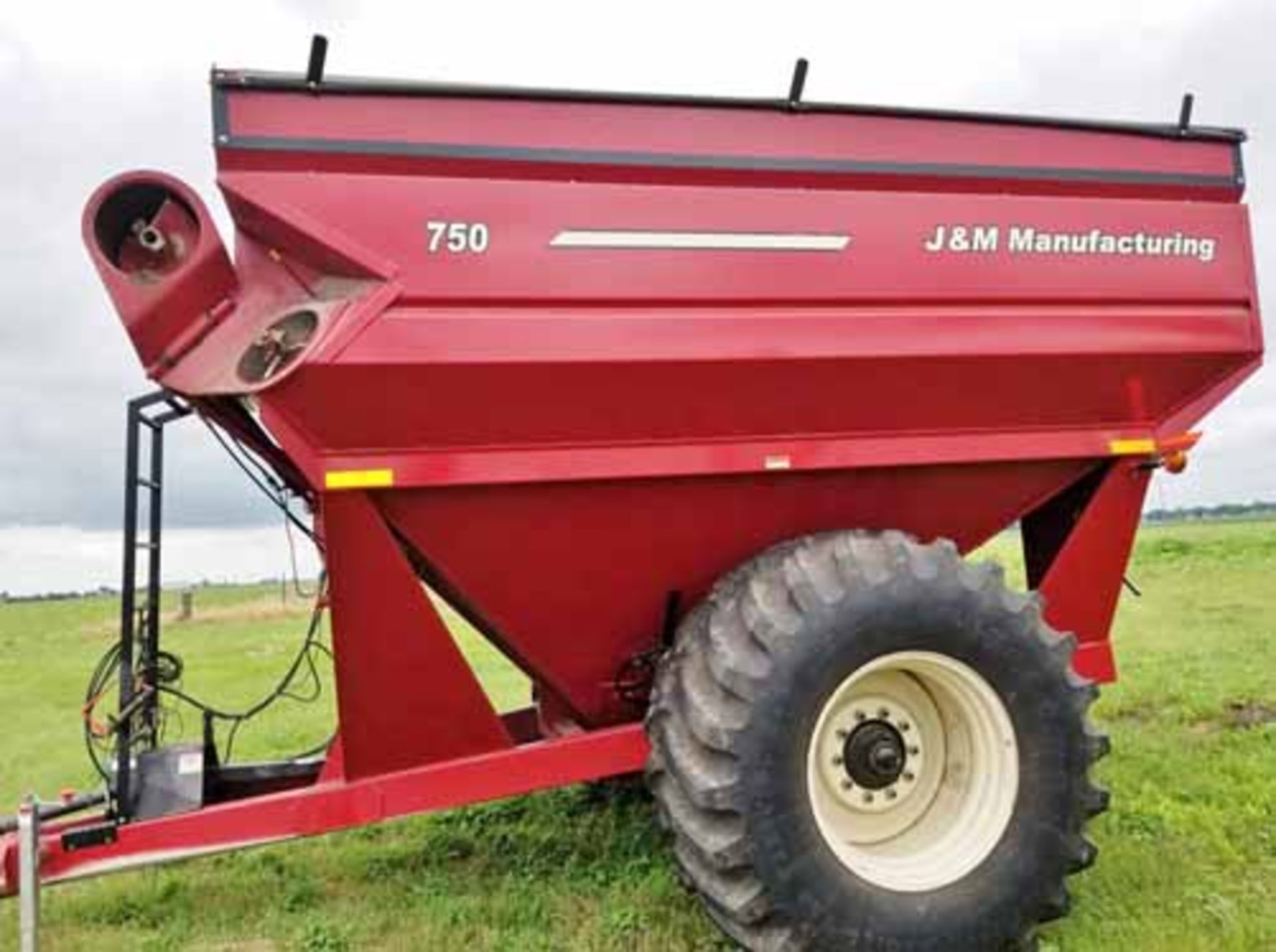 J&M 750 GRAIN CART, CORNER AUGER, ROLL TARP AND CAMERA - Bild 5 aus 7