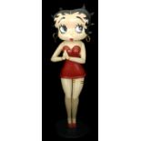 A 1997 King Features - Syndicate Inc Betty Boop figure, resin, 90cm high