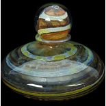 Michael Harris for Isle of Wight Glass - A Isle of Wight perfume bottle and stopper in