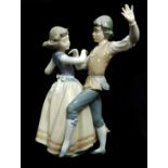 Lladro - Dancing The Polka, no.5252, designed by Regon Torrijos, designed in 1984, retired in 1994.