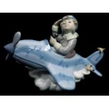 Lladro - Over The Clouds figure designed by Joan Coderch, designed 1990, retired 2006, no.5697