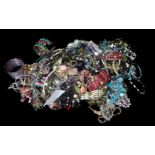 Costume Jewellery - 3.5 kilos of assorted modern costume jewellery (qty)