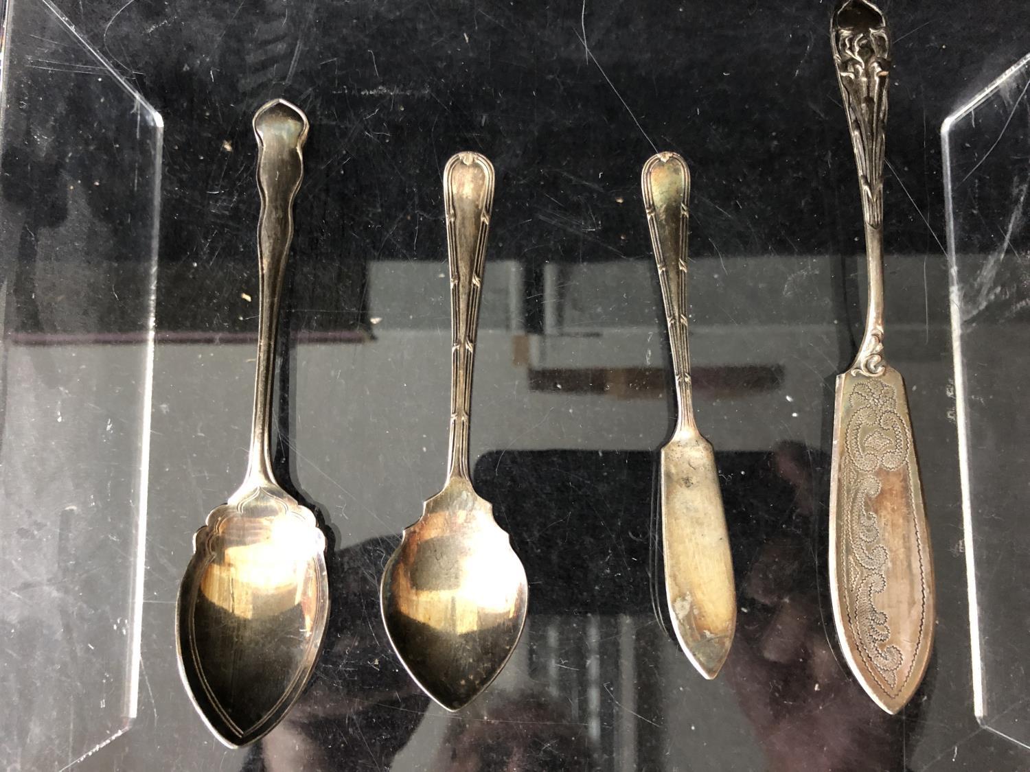 Four silver golf trophy spoons, the handles formed as a pair of golf clubs with single ball - Image 22 of 26