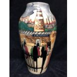 Kerry Goodwin for Moorcroft Pottery - A Trial First Collectors pattern Vase, figures before an
