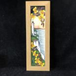 Kerry Goodwin for Moorcroft Pottery - a Trial Dover Plaque, dated 22-7-13, tubelined with the