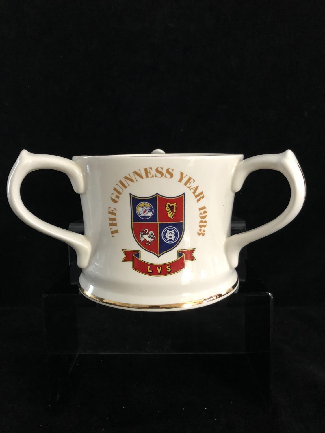 Guiness commemorative items - Comprising two three handled tygs, for The Guiness Year 1983 / - Image 8 of 11