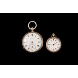 AN ANTIQUE SILVER IRISH OPEN FACE POCKET WATCH, by J D Rowe, Maryborough, movement #70697,