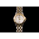 A LADIES RAYMOND WEIL WRIST WATCH, mother of pearl dial, bracelet strap,