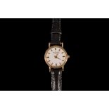 A 9CT GOLD LADIES ROTARY WRIST WATCH,