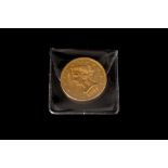 A 1851 US GOLD TEN DOLLAR AMERICAN EAGLE COIN,