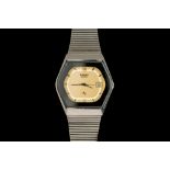 A GENTS STAINLESS STEEL RADO WRIST WATCH,