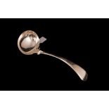 A GEORGE V SILVER SAUCE LADLE, by Mappin & Webb,