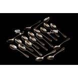 TWELVE MODERN SILVER COFFEE SPOONS, Sheffield 1946,