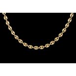 AN 18CT YELLOW GOLD MARINE LINK CHAIN Condition Report: Length: 70CM