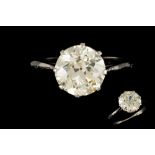 A DIAMOND SOLITAIRE RING, estimated weight 2.50 ct, L-M, SI2.