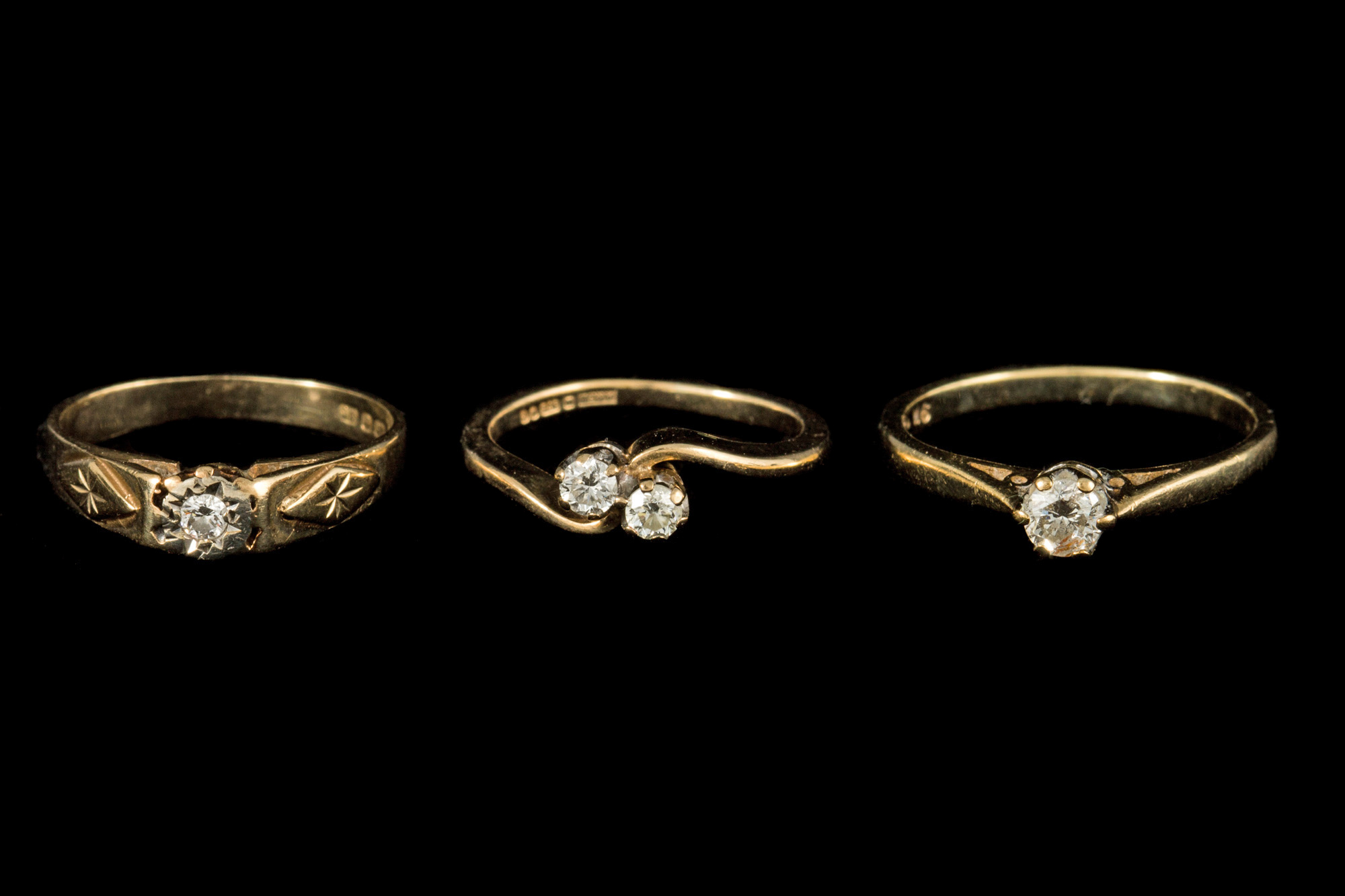 THREE DIAMOND RINGS,