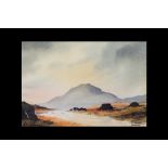 PETER KNUTTEL, (Irish Contemporary) Connemara, Co. Galway, 10 x 14" watercolour.