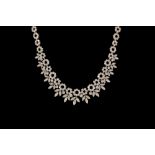 A FRENCH DIAMOND NECKLACE,