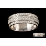 A DIAMOND ETERNITY RING, of approx. 1.