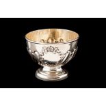 A VICTORIAN SILVER CIRCULAR BOWL, with gadrooned decoration, London 1899,
