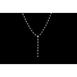 A DIAMOND NECKLACE, with diamonds of approx 1.55ct in total, in 18ct white gold.