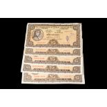 IRISH LADY LAVERY £5 BANKNOTES 1968 - 76,