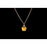 A 9CT YELLOW GOLD NECKCHAIN,