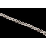 A DIAMOND BRACELET, of approx. 5.