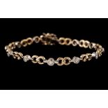 A DIAMOND SET BRACELET,