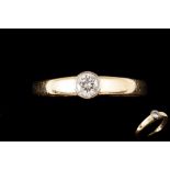 A DIAMOND SOLITAIRE RING, of approx. 0.