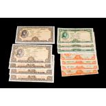 A COLLECTION OF NINETEEN IRISH LADY LAVERY BANKNOTES, six £5 1960-75, eight £1 1958-76,