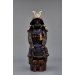 A black lacquered suit-of-armour (yoroi)