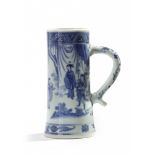 A Chinese blue and white tankard