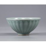 A Chinese celadon-glazed 'lotus' bowl