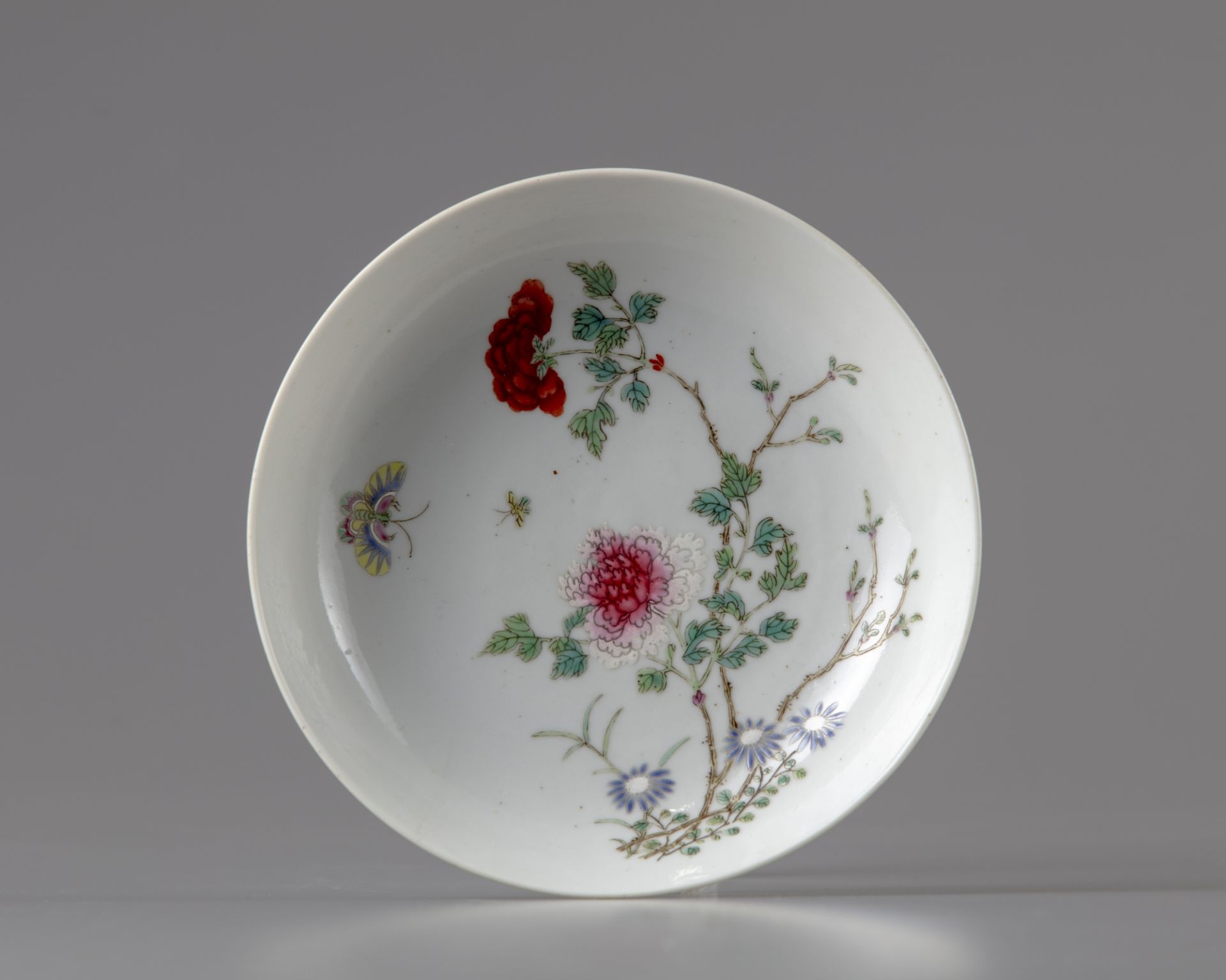 A famille rose dish