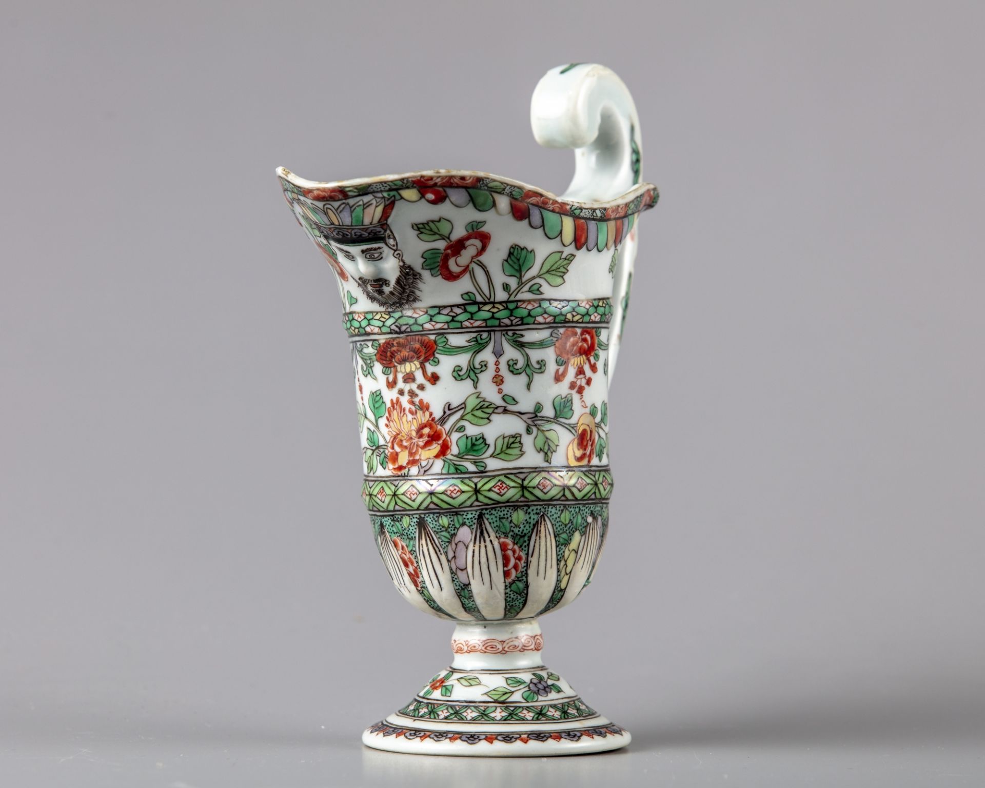 A Chinese famille verte ewer - Image 3 of 5