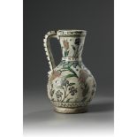 An Iznik pottery jug