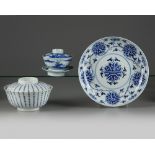 A group of Chinese blue and white porcelain