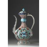 An Iznik-style pottery ewer