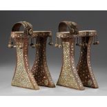 Two Islamic Ottoman hammam shoes