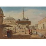A painting depicting the kiosk in Istanbul