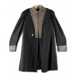 An Ottoman black baize jacket