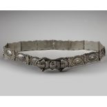 An Islamic Ottoman silver belt