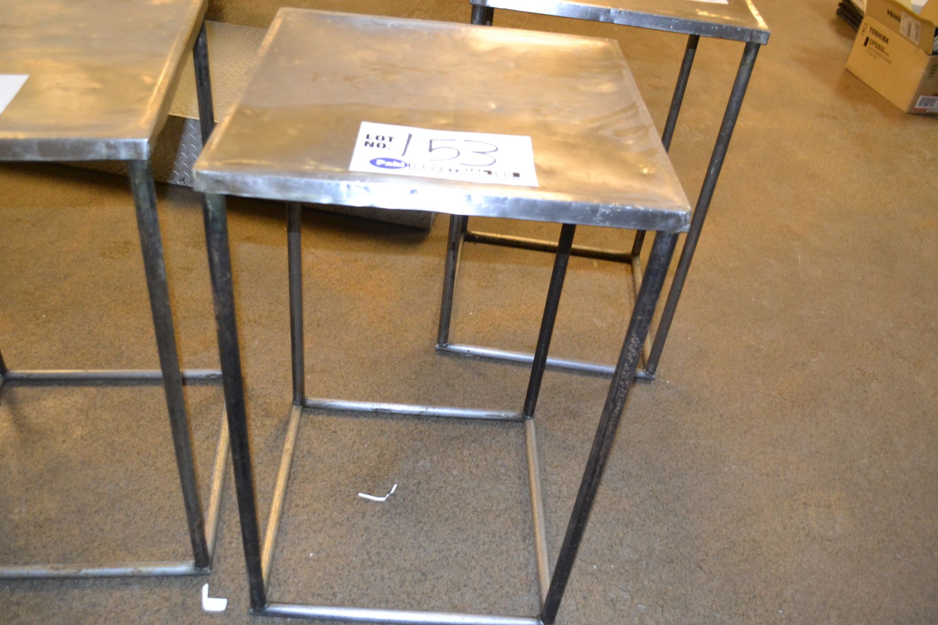 22" X 22" X 3' Stainless Steel Stand